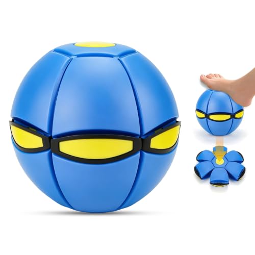 Encuryna 2026 Hüpfball für Kinder Neuer Metaball Bouncing Ball Magischer Hüpfball Kinder Magischer Fliegender Ball für Kinder, Dual-Form frei umschaltbar mit 6 Lichtern