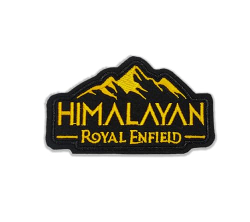 Patched Up RE Himalayan Name Tag Patch, 1 Piece, 4.25" Black Fabric Embroidered Patch