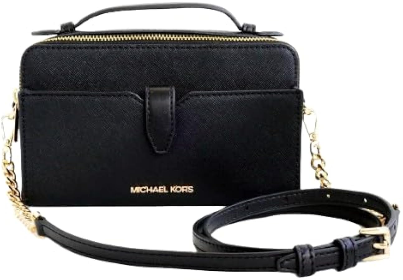Michael kors medium pebbled leather double zip crossbody bag Outlet