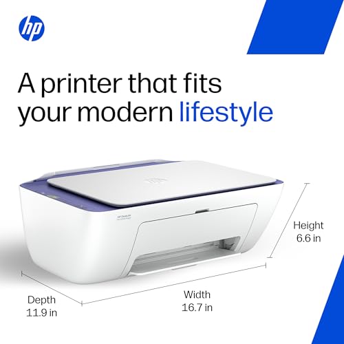 Image of HP AI Capable Deskjet 2931 Printer | Dual Band WiFi (up to 10X Faster) All in One Colour Printer, Print /Scan /Copy, Print Speed up to 20 PPM