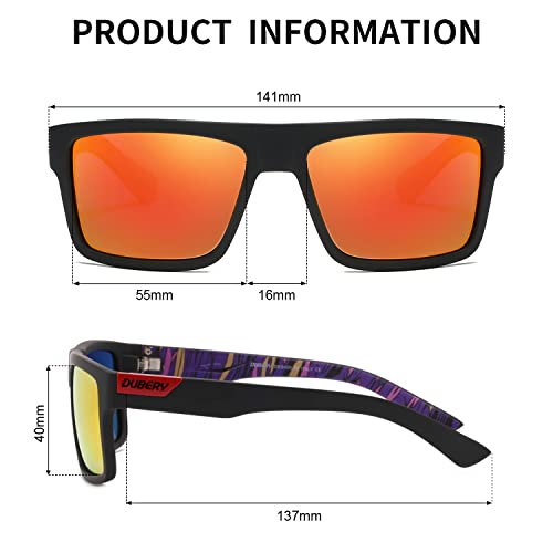 Tramean Retro Polarized Sunglasses For Men And Women Classic Vintage Square Sun Glasses Uv400 Protection,2 Pack #TOP5