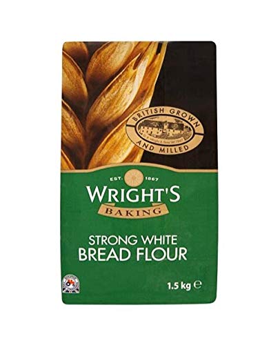 Wright's Baking Strong White Bread Flour 1.5kg x 2 Packs