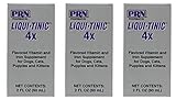 LIQUI-TINIC 4X Prn Pharmacal Flavored Vitamin and Iron Supplement for Dogs, Cats, Puppies and Kittens,- 2 FL OZ (60 mL) Each - 3 PACK