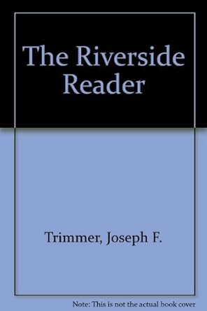 Riverside Reader: Trimmer, Joseph F., Hairston, Maxine: 9780395619629 ...