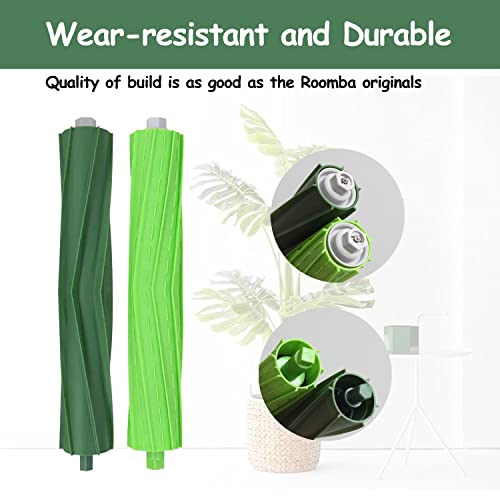 Robbear 1 Set Replacement Roller Brushes Compatible With Irobot Roomba J & I & E Series J7 J7+ I3 I3+ I4 I4+ I6 I6+ I7 I7+ I8 I8+Plus E5 E6 Robotics Vacuum Cleaner Accessories Replacement Parts #TOP2