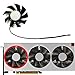 ZHCYAOZ Für AMD für XFX POWERCOLOR für Sapphire für ASROCK für VISIONTEK für Radeon VII Grafikkarte Ersatz Fan FD8015H12S(Left Fan)
