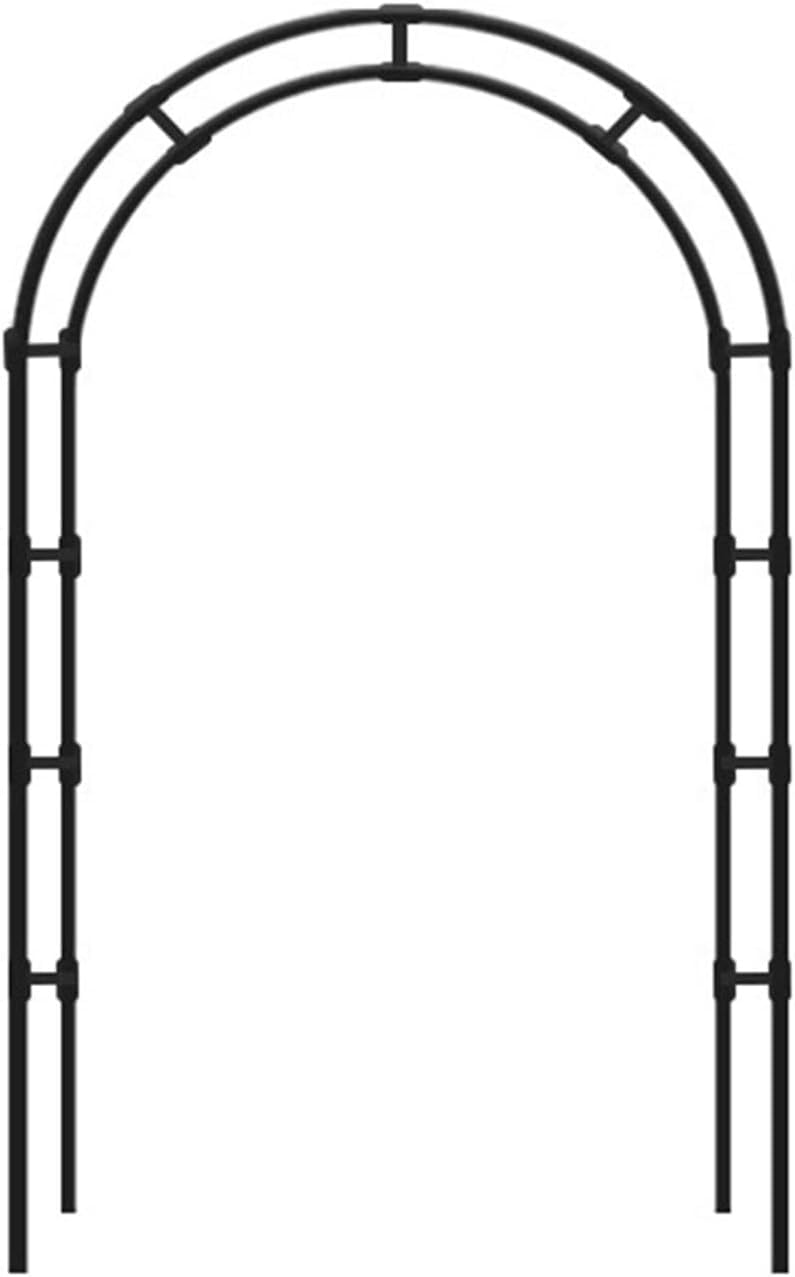 Support plantes grimpantes avec cette arche de jardin en métal