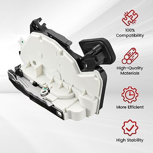 SYERAL Door Lock Actuator 5K4839015AE Rear Left Driver Side Door Latch Compatible with Volkswagen Atlas Cross Sport Beetle e-Golf Golf GTI Jetta Passat by SYERAL - Used condition - Image 3