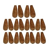 Baoblaze 5 pares de orejas de conejo de peluche, suaves y peludas, con doble cara para usar como accesorios para el cabello. Ideales para disfraces de, MarrÓn