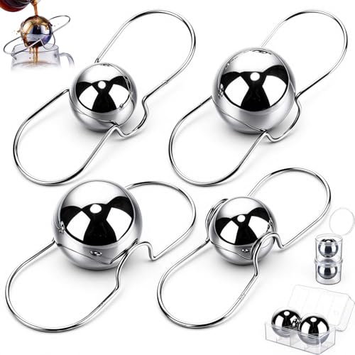 4 Pack de Esferas de Enfriamiento de Acero Inoxidable para Espresso miniatura 1