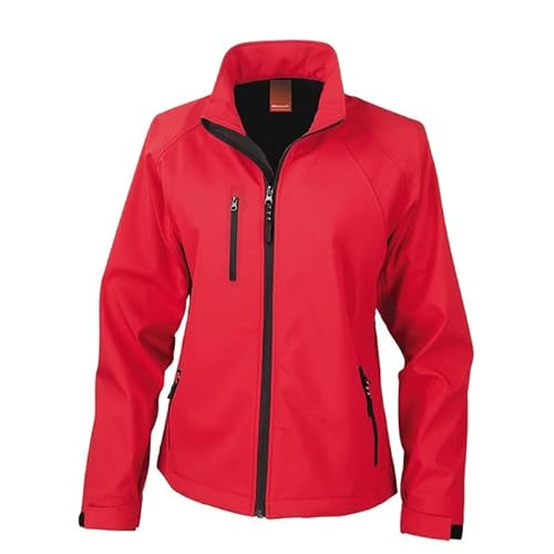 Result R128F Ladies Base Layer Softshell Jacket - Red - XL