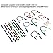 BDM Frame Adapter Kit, Metal Conductivity Test Tools, with Probes Connection Cables Clips Rods, for Car Diagnostic and ECU Chip Tuning
