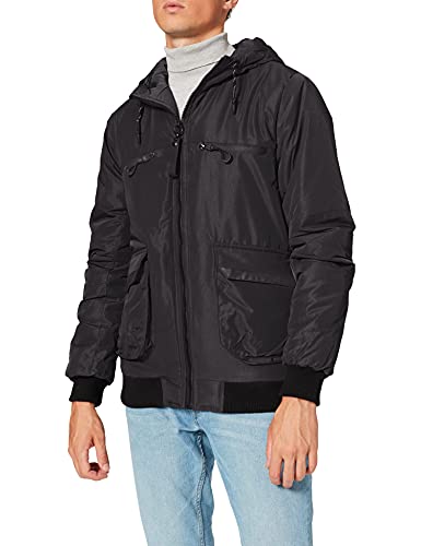 Soul Star Inverse Jacket Homme veste mi-saison noire coupe-vent tendance