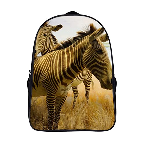 Sac à dos de travail zèbre anti-fatigue : le sac d'école unisexe 40cm