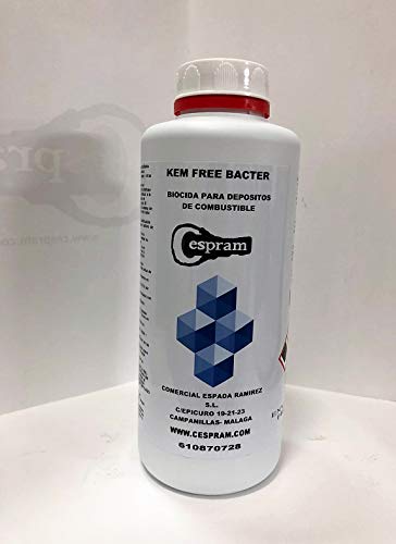 CESPRAM, Aditivo bactericida para depósitos de combustible diesel y tanques de almacenamiento. Kem free bacter. 1L Cover