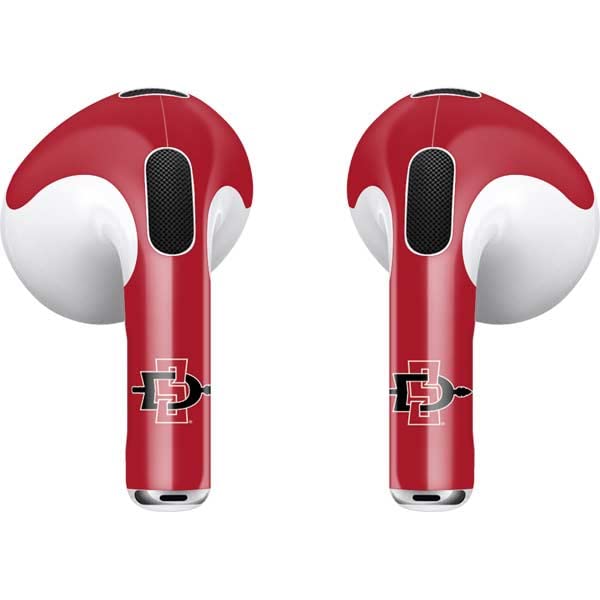 Skinit Decal Audio Skin Compatible with Apple AirPods (3rd Gen, 2021) - Officially Licensed San Diego State Aztecs Design