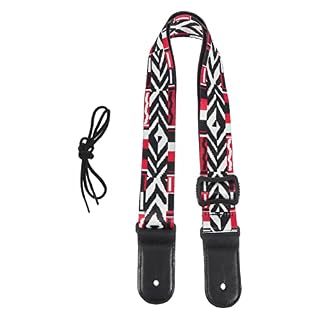 Vaguelly 1 Pc Sangles De Guitare Jacquard Motifs Géométriques Sangle De Guitare Ceinture En Polyester Pour Guitare… - Les Beatles, Paul McCartney, John Lennon, RIngo Starr, George Harrison