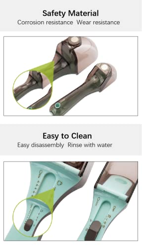 Adjustable Measuring Cups And Spoons Set - Lexivia, For Solid/ Powder/ Liquid, Magnetic Adsorption, Kitchen Gadgets, (2Pcs) #TOP2