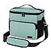 Gloppie Bolsa Térmica Porta Alimentos 10L Loncheras Bolsa de Almuerzo Bolsa Isotérmica Portatil Nevera Tela Bolsa Comida Trabajo para Adultos Hombres Niñas oficina Escuela (Verde)