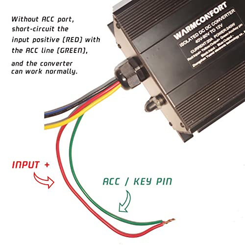 48V 60V 72V to 12V 50A Buck Converter 600W Step Down DC to DC Converter Transformer Reducer for Golf CART Scooters & Bicycles2