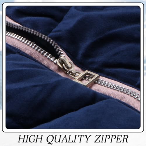 Winter Kids Girls Fur Collar Hooded Long Coat Fleece Puffer Jacket Parka Clothes3