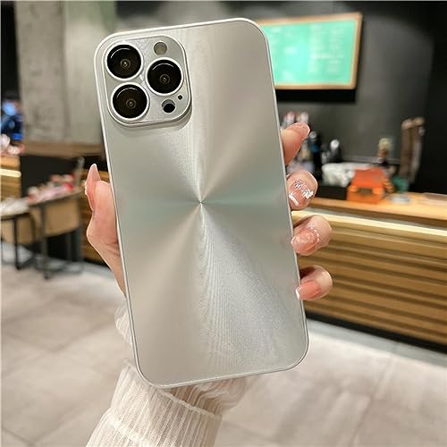 Lignes de CD éblouissantes de luxe sur coque en silicone rigide pour l'iPhone 13 et 15 Pro