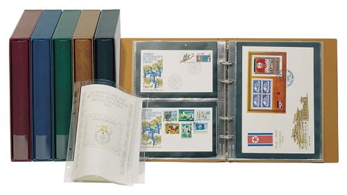 Album-FDC Lindner 1403 classeur de collection RONDO REGULAR de haute qualité