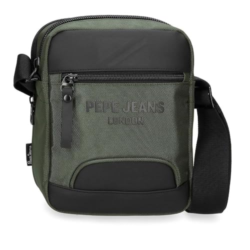 Pepe Jeans Bromley Bandolera Verde 17x22x7,5 cms Poliéster