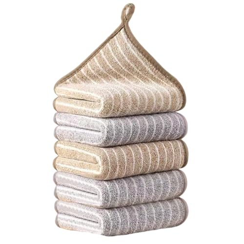 Vestite per piatti - Rags da cucina | Assorbenti morbidi Assorbenti Seccature per asciugatura per la casa per lavare i piatti senza canovaccio per lavera da tè a waffle Microfibra multifunzionale per