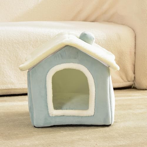Maison pour chats d'intérieur imperméable et lit d'hiver douillet