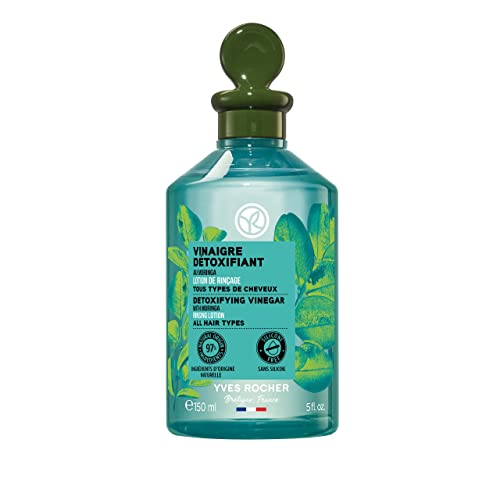 Yves Rocher-Vinagre Capilar de aclarado Detoxificante con Moringa-Todo tipo de Cabellos-Pelo Brillante-150ml