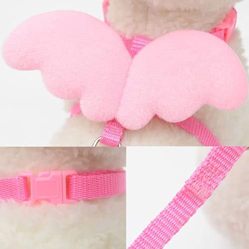 Verstellbare Kaninchengeschirr Leine Nylon Bunny Walk Pet Outdoor Walk Leine für Samll Bunny Cat Kätzchen Frettchen Welpen und andere kleine Haustiere Wandern Laufen Joggen Geschickt und professionell