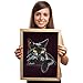 DIAMOND DOTZ Kits - Midnight Cat, Partial Drill, Round Dotz, Diamond Painting Kits, Diamond Art Kits for Adults, Gem Art, Diamond Art, Kits, 14
