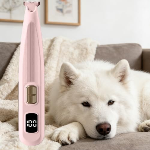 Tondeuse pour chiens rechargeable à 2 vitesses avec écran LCD