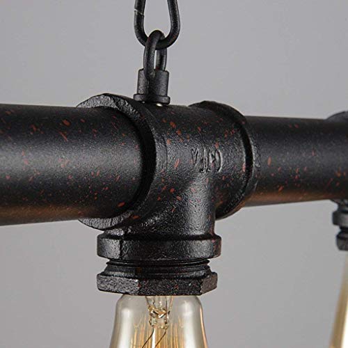Industrial Vintage Steampunk Water Pipes Chandelier LOFT Retro Wrought Iron Metal Bar Creative Ceiling Pendant Lights Hanging Chain E27 Edison Decoration Suspension Lamp steampunk buy now online Industrial Vintage Steampunk Water Pipes Chandelier LOFT Retro Wrought Iron Metal Bar Creative Ceiling Pendant Lights Hanging Chain E27 Edison Decoration Suspension Lamp steampunk buy now online