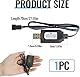 ENJOY-UNIQUE Akku-Ladekabel 7,4V, USB Batterie Ladegerät Kabel für LiPo-Akkus, SM-3P Stecker, für RC Ferngesteuerten Spielzeug Auto Zug Drohne Boot Flugzeug Quadcopter Tanks