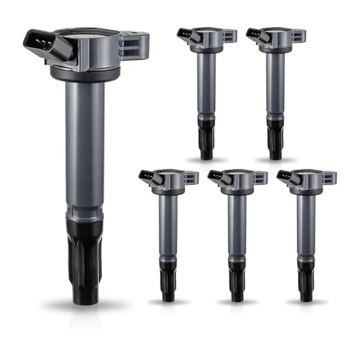 ENA Pack 6 Ignition Coil 3.5L V6 Compatible with Toyota Camry Sienna Avalon Highlander Rav4 Venza Lexus RX350 IS350 ES350 V6 2007 2008 2009 2010 2011 2012 2013 2014 2015 Coils for UF487 90919A2007