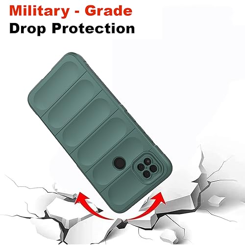 Image of amazon basics Mobile Cover for Mi Redmi 9 / 9C / 9 Activ /Poco C31 4G | Full Camera Protection | Liquid Silicon Case | Flexible Bumper Case for Mi Redmi 9 / 9C / 9 Activ /Poco C31 4G (Green)
