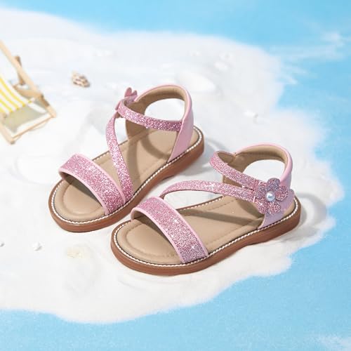 Image of Kiderence Toddler Girls Sandals Little Girls Kids Summer Shoes Toddler Sandals