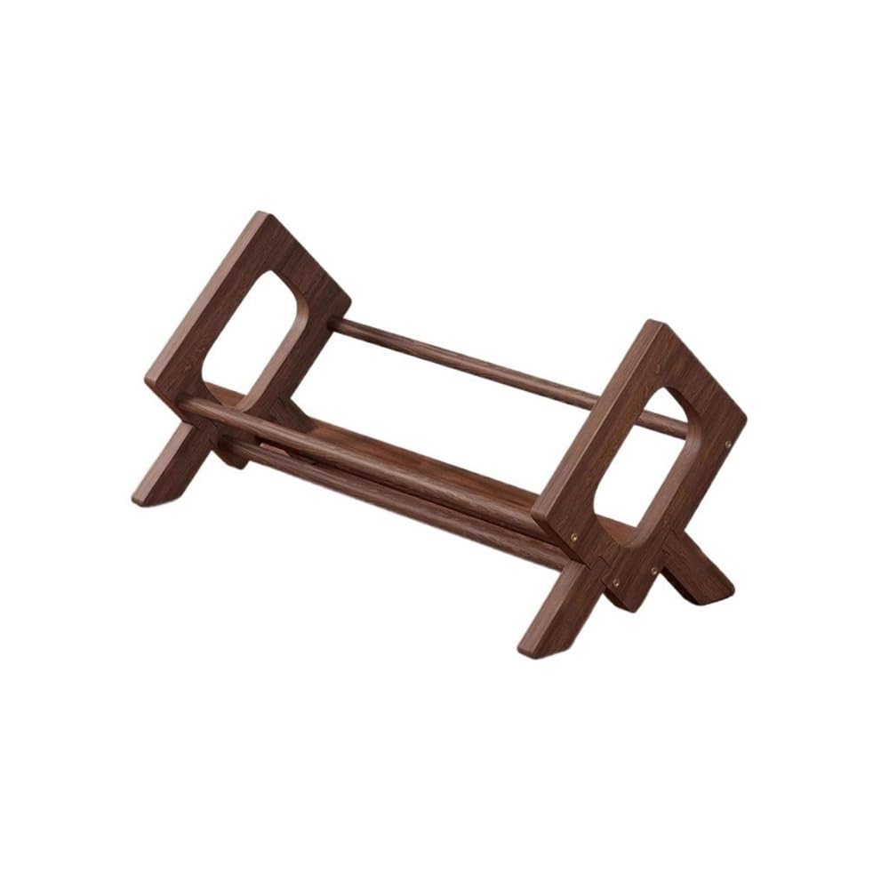 CHENGAIJIAN Cd Rack Tilted Wooden CD Record Rack Three-dimensional Albums Display Shelf for Home Office