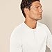 Amazon Essentials Men's Slim-Fit Long-Sleeve Henley Shirt, Oatmeal Heather, Large