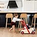 HABA Walker Wagon - Wooden Baby Push Walker, Sit to Stand Walker for Baby Learning to Walk, Push Toys for Toddlers 1-3 with Seat & Storage, 10 Months+