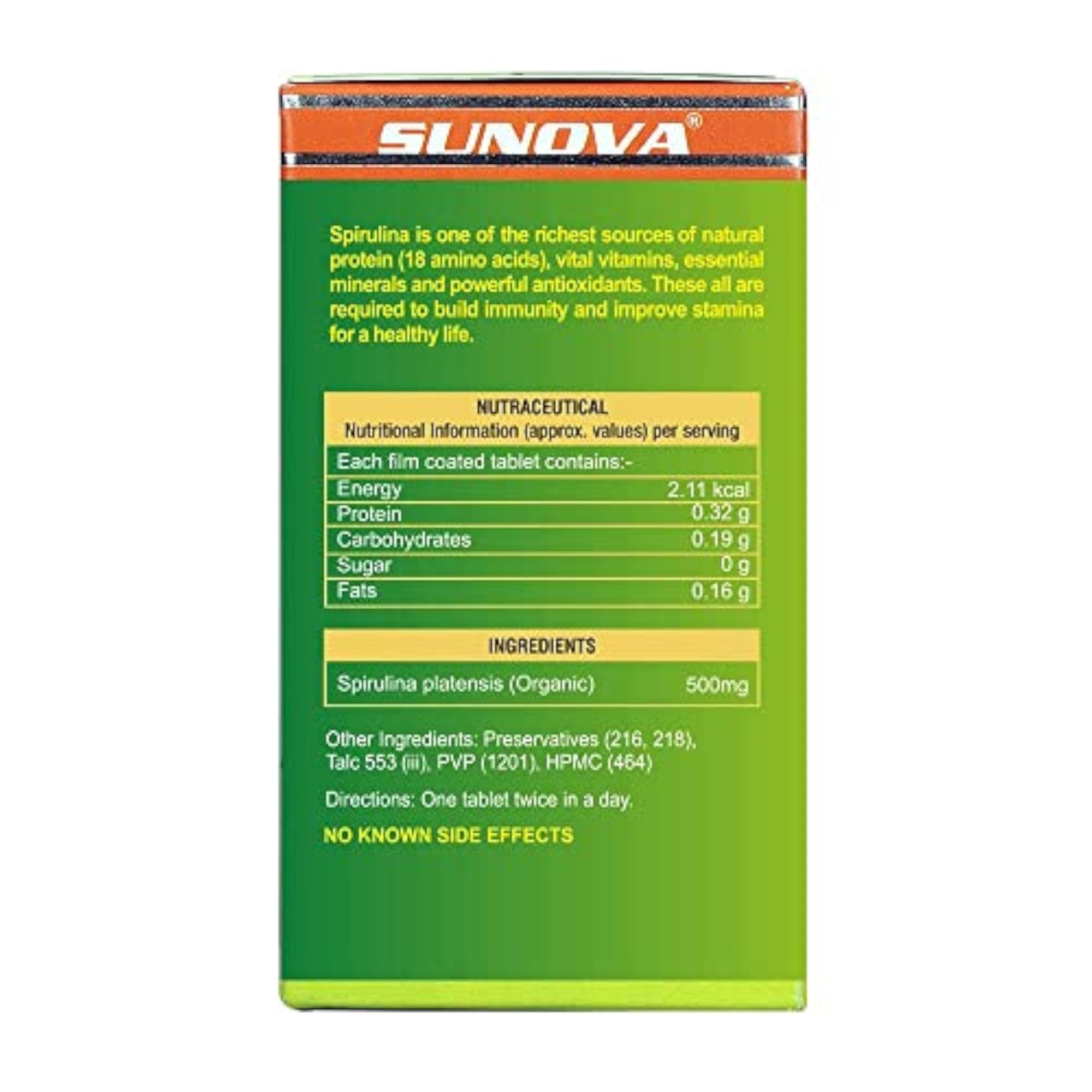 Organic Spirulina Tablets - Nutritional Superfood