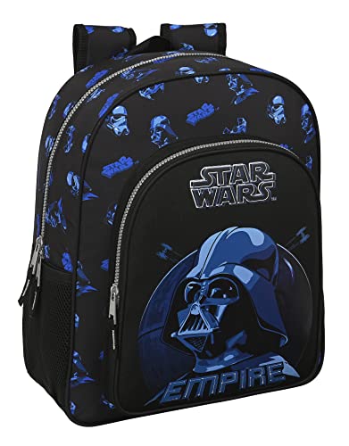 STAR WARS Digital Escape - Mochila Escolar Niño, Mochila Infantil, Adaptable a Carro, Ideal para...