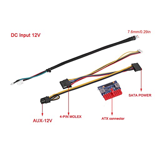 Fuente de poder 12V ATX 90W para mini y HTPC miniatura 6