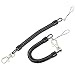 Yisily Espiral de plástico en Espiral Lanyard Correa elástica Muelle con Langosta...