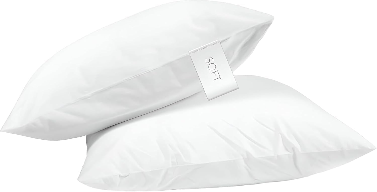 Dreamliner Sirri 50x75cm Pillow, Down Alternative Filling, Hypoallergenic, Soft & Comfortable, Easycare, Peached Microfibre Fabric, Breathable, Suitable for All Type of Sleepers
