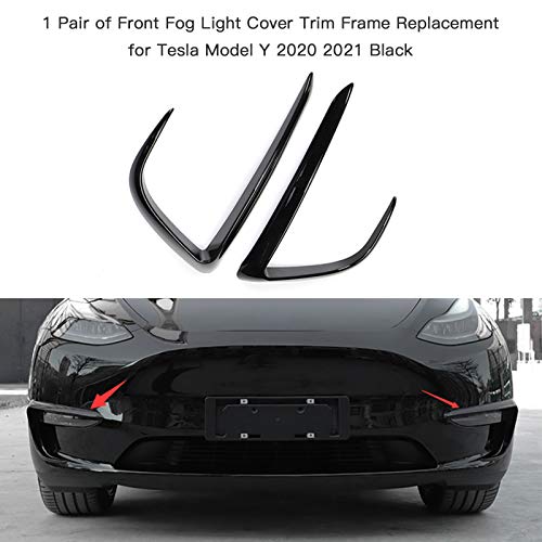 GoolRC 1 par de capa de farol de neblina frontal para substituição de moldura de acabamento para Tes