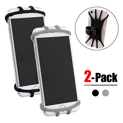 COOLOO - Soporte Universal de Silicona para teléfono móvil con Giro de 360°, para Smartphones y Dispositivos GPS de 4,0-6,8 Pulgadas