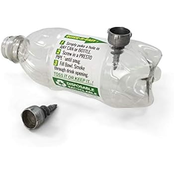 Pride Accessory Presto Pipe - Poke N Toke Metal Screw Pipe for Bottles and Cans Pride Accessory Presto Pipe - Poke N Toke Metal Screw Pipe for Bottles and Cans